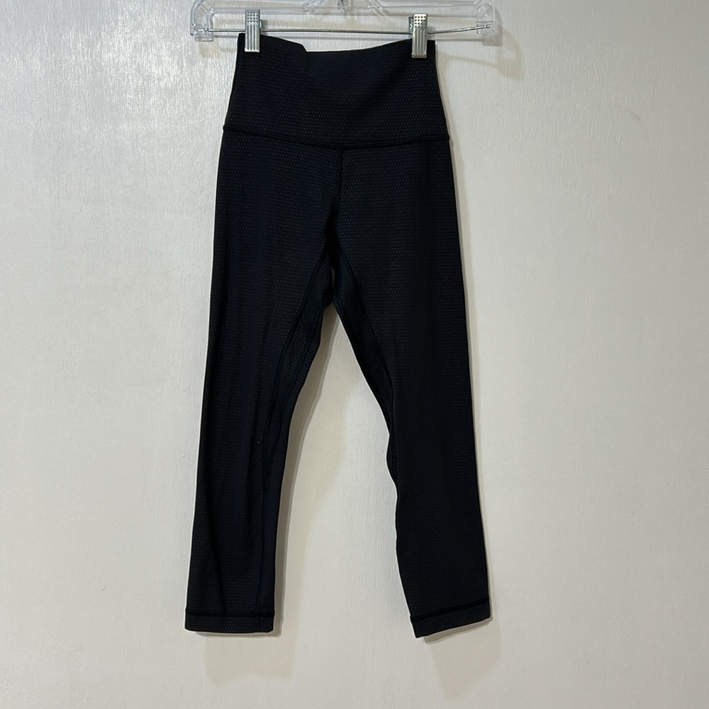 LULULEMON WOMEN 7/8 LEGGING HIGH RISE SNAKE PRINT Sz 2 - Picture 1 of 8